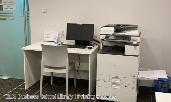 ELM Business School Library I Printing Services (1) ELM Business School Library I Printing Services (1)